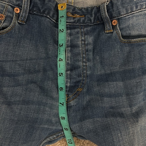 Topman  Stretch skinny loose hem ankle style high waisted jeans  Sz 32 - Picture 9 of 14